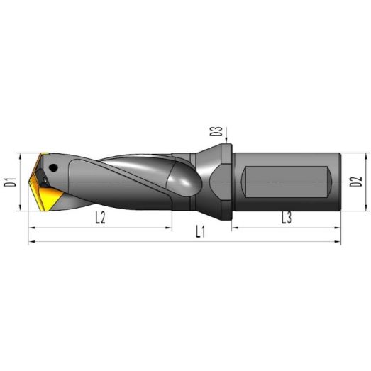 Multi-purpose hårdmetal bor